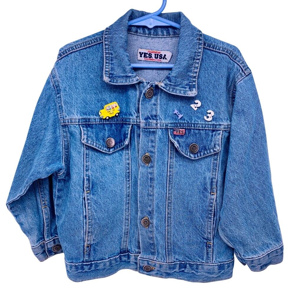 Vintage YES Jeanswear Made In USA Girls Size 4T